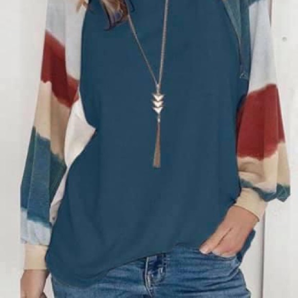 Red, white and blue top - Picture 2 of 2